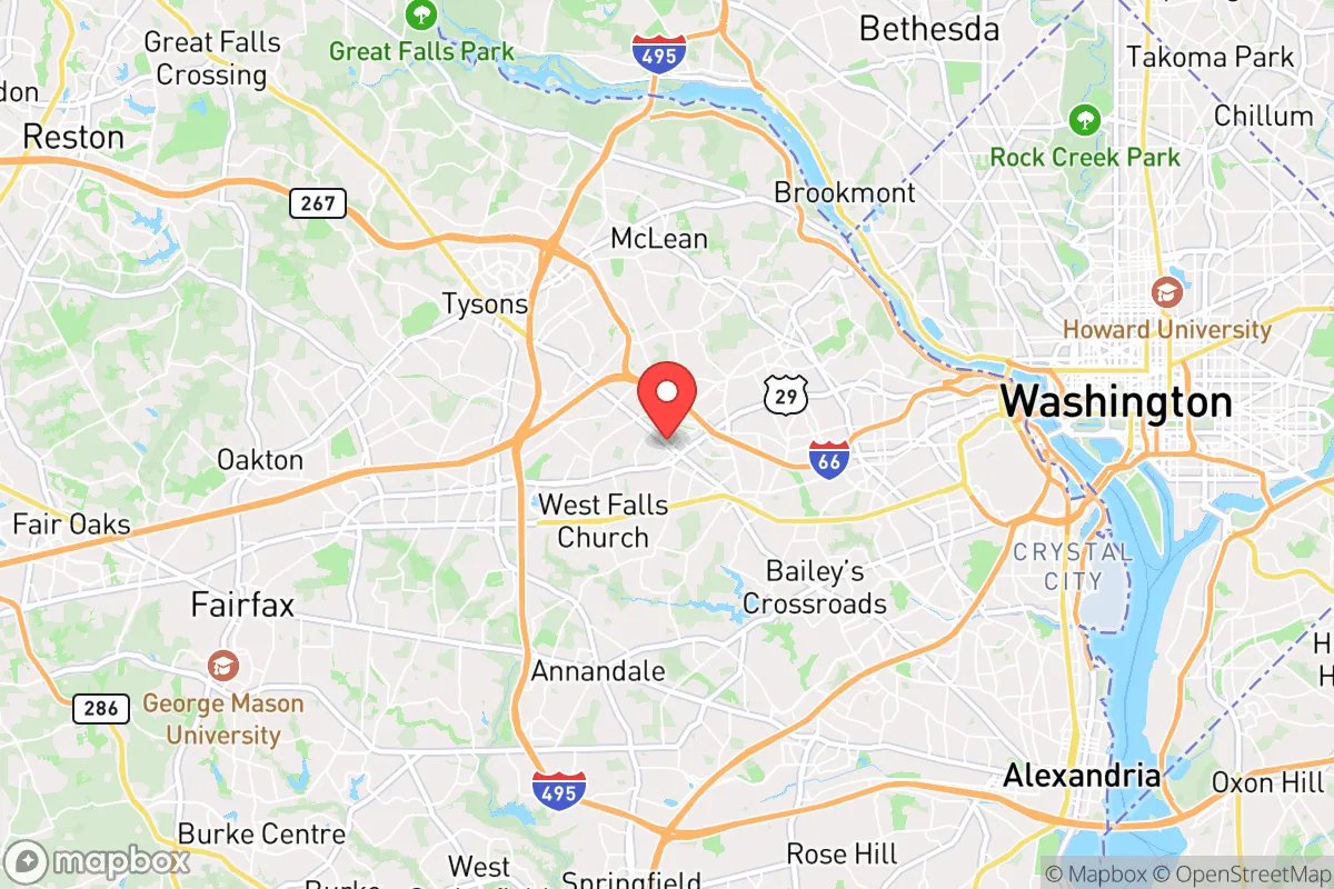 Map centered at 38.8847, -77.1752