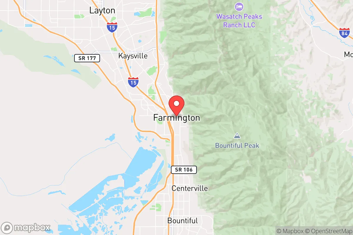 Map centered at 40.9846, -111.9064