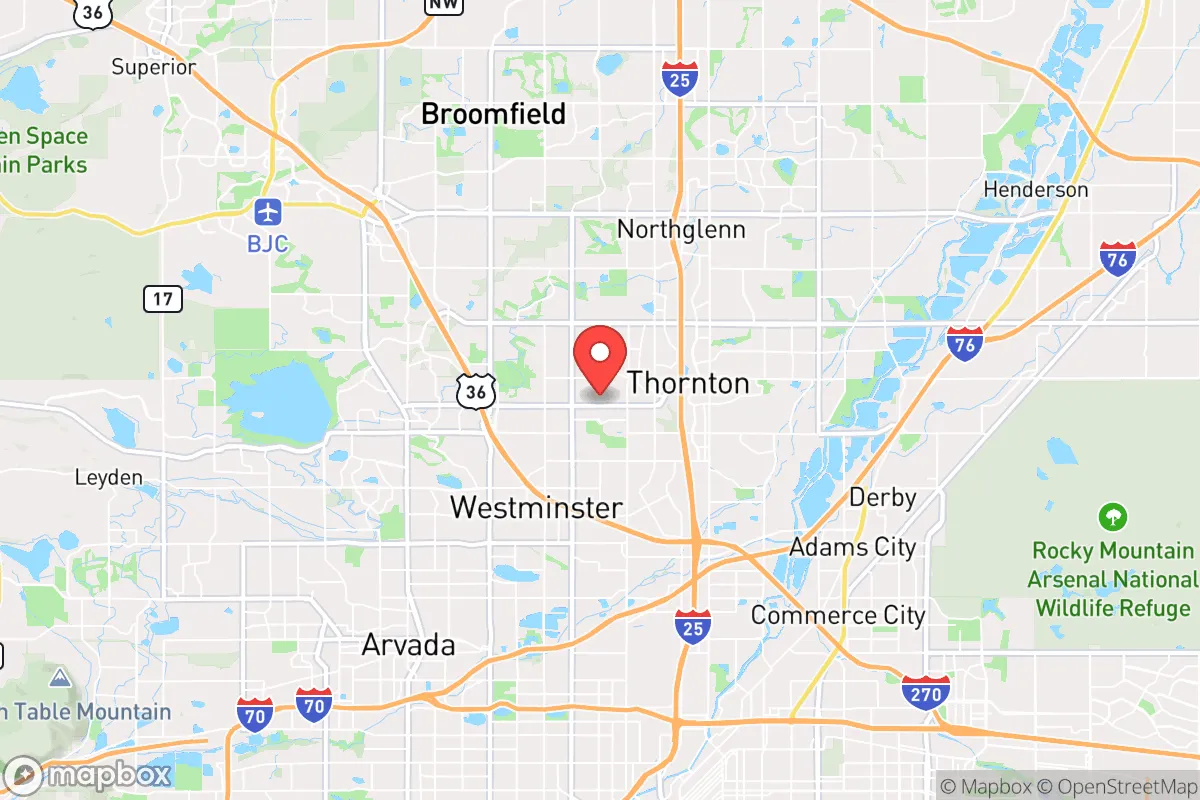 Map centered at 39.8650, -105.0154