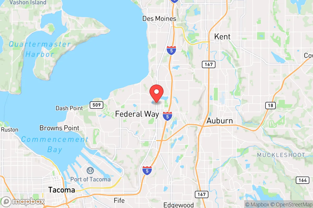 Map centered at 47.3103, -122.3378
