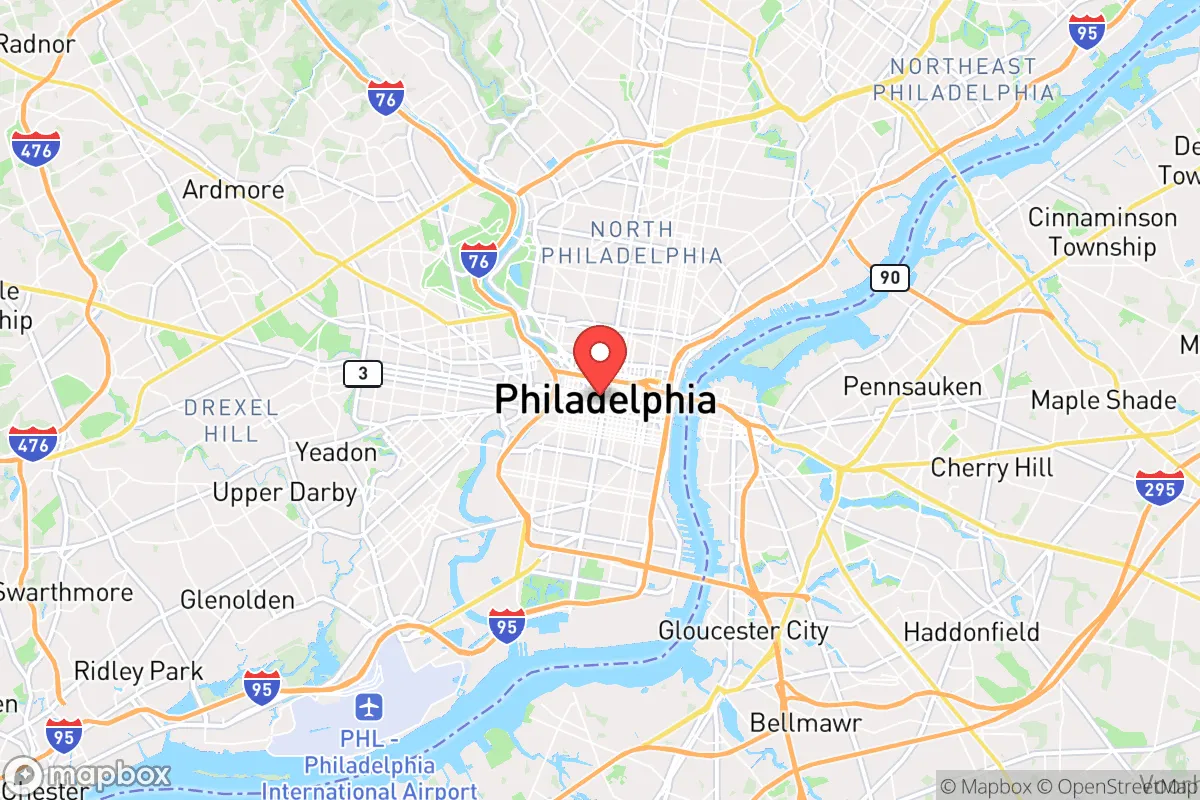 Map centered at 39.9526, -75.1652