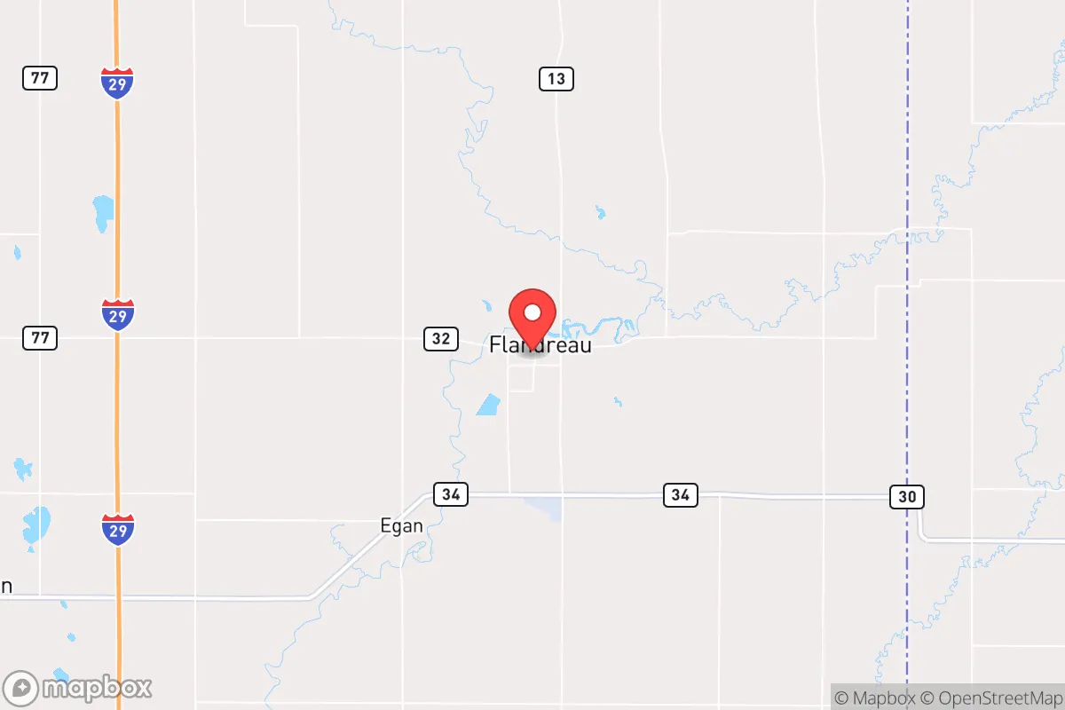 Map centered at 44.0465, -96.5983