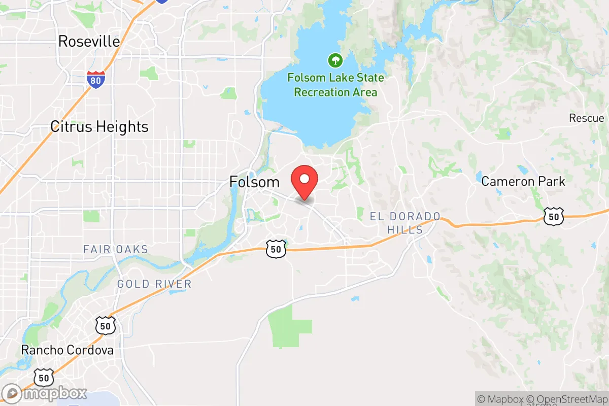 Map centered at 38.6667, -121.1422
