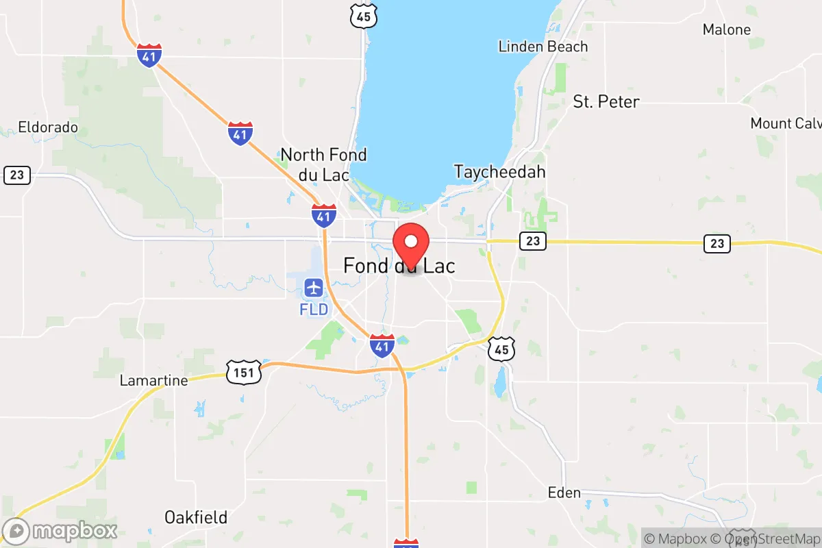 Map centered at 43.7718, -88.4397