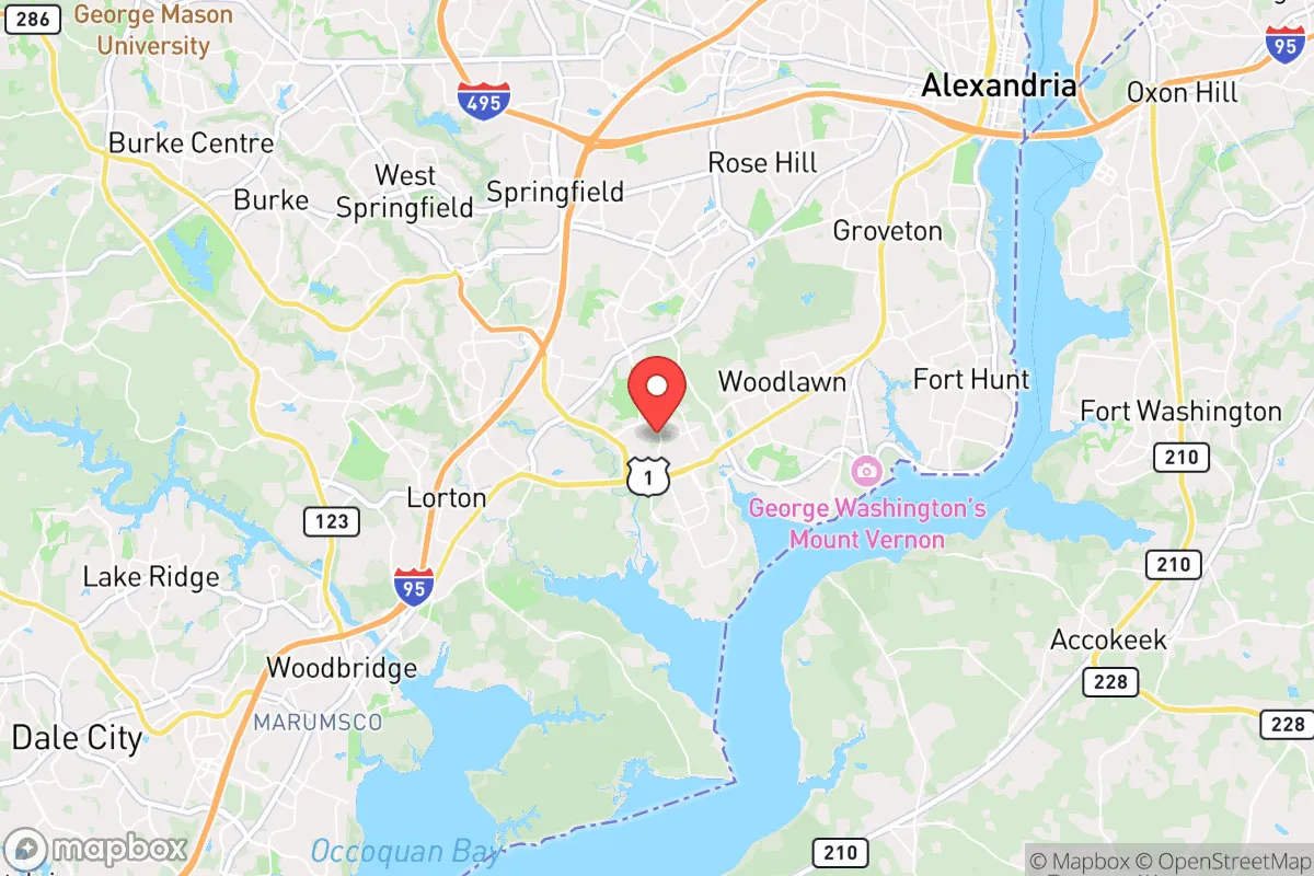 Map centered at 38.7189, -77.1543