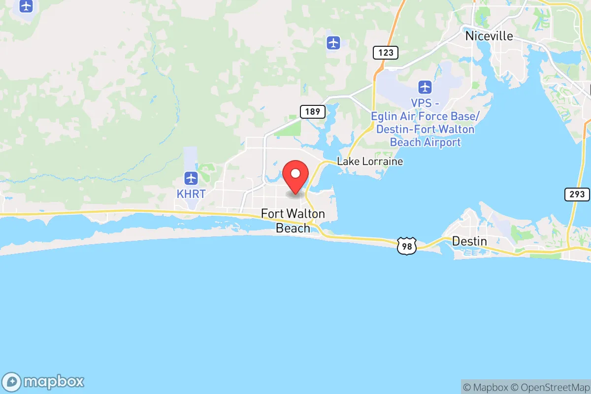 Map centered at 30.4255, -86.6222