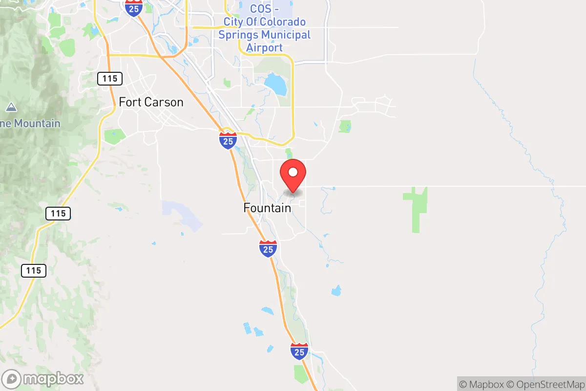 Map centered at 38.6890, -104.6826
