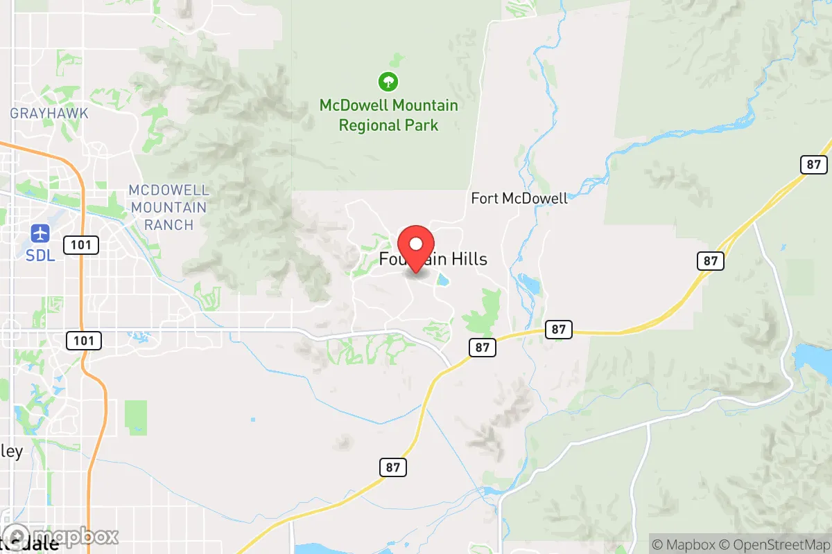 Map centered at 33.6073, -111.7398