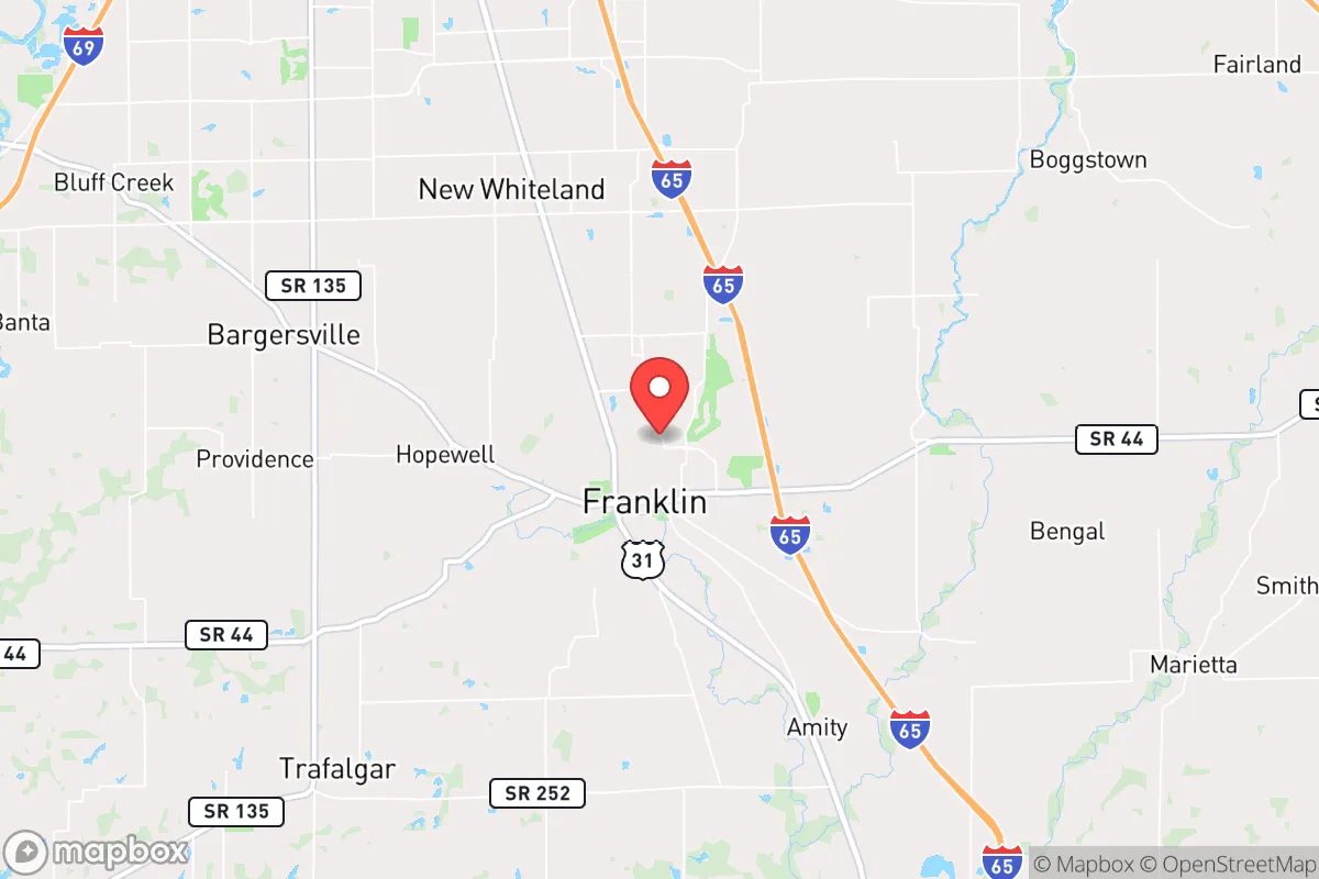 Map centered at 39.4956, -86.0502