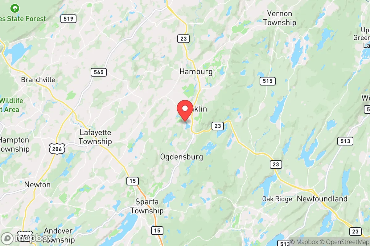 Map centered at 41.1101, -74.5886