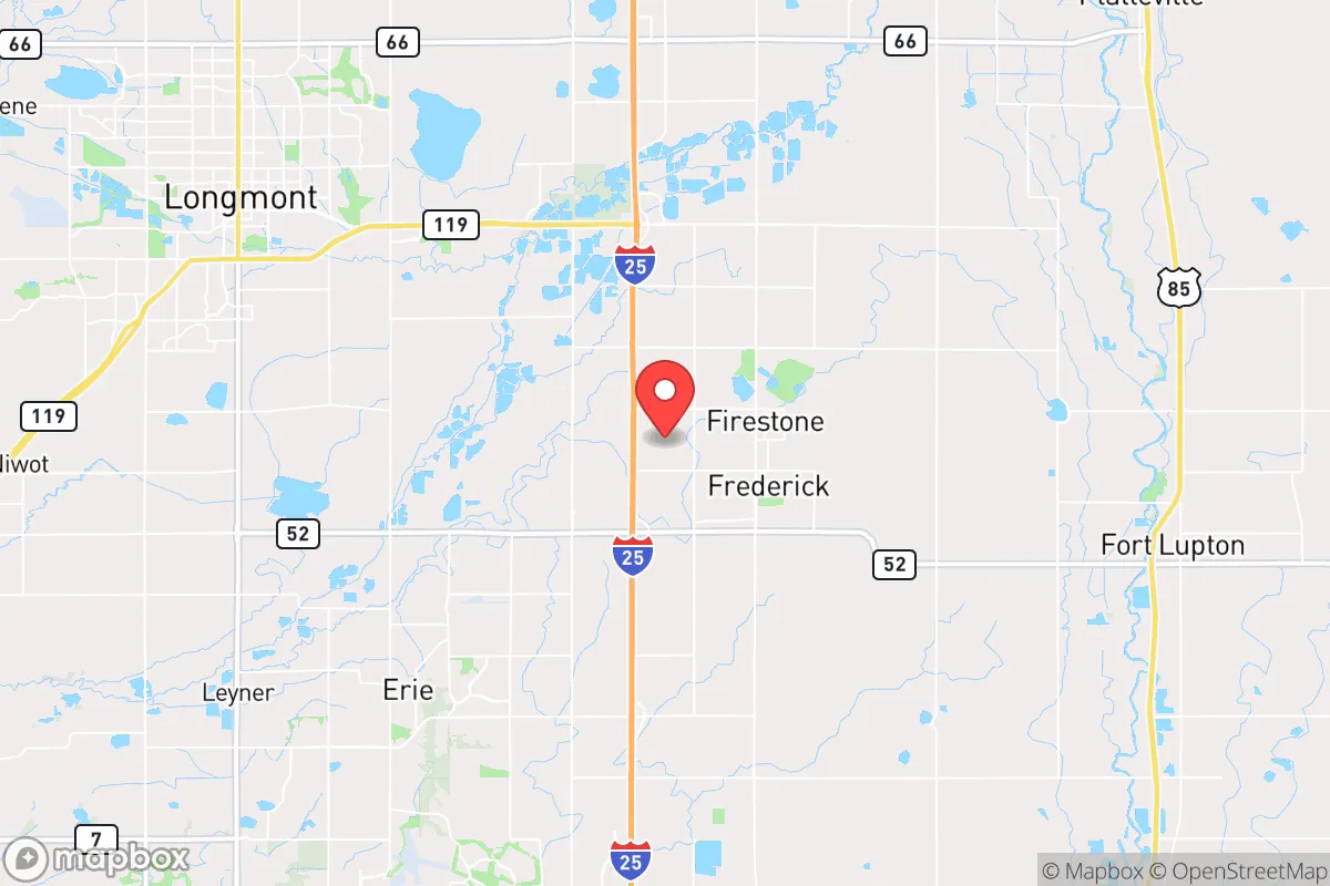 Map centered at 40.1088, -104.9702