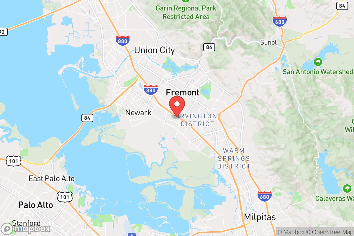 Map centered at 37.5246, -121.9950