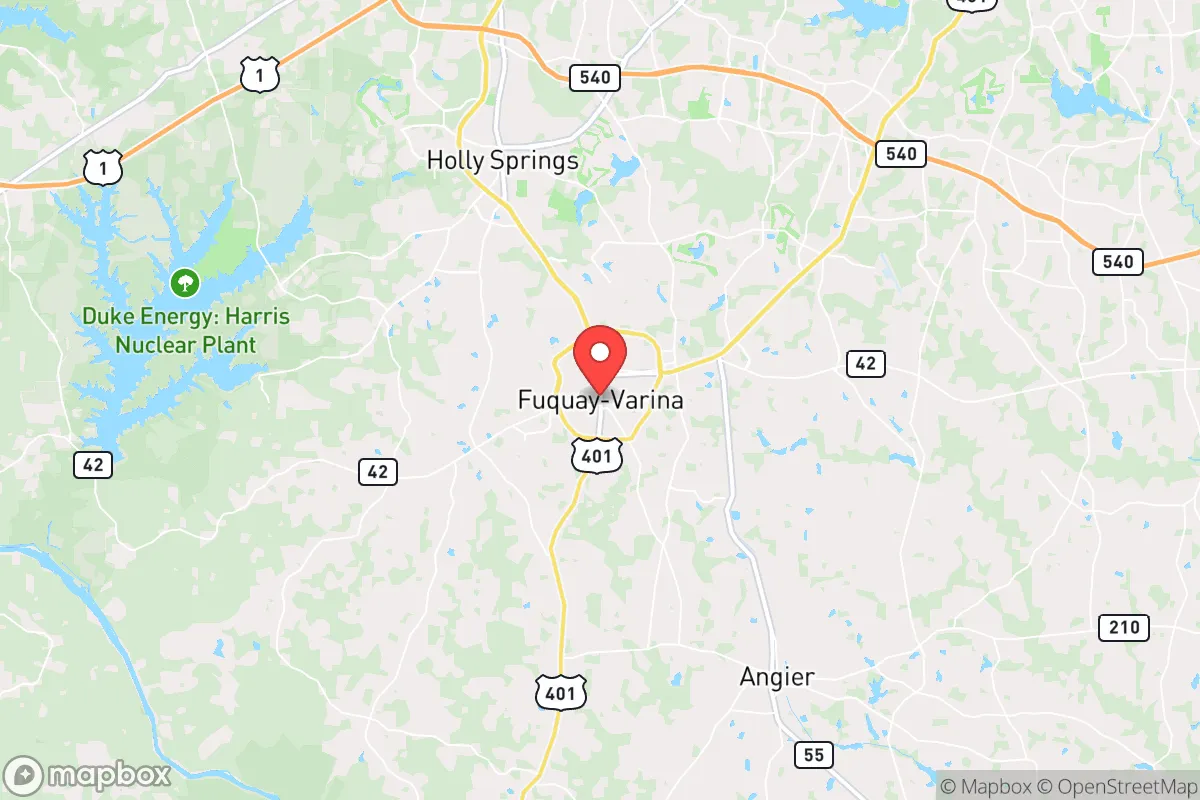 Map centered at 35.5843, -78.8000
