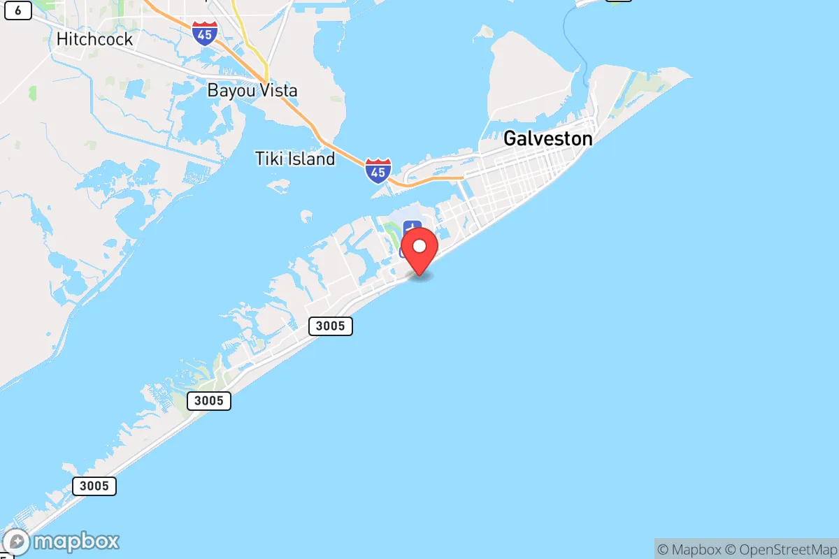 Map centered at 29.2452, -94.8564