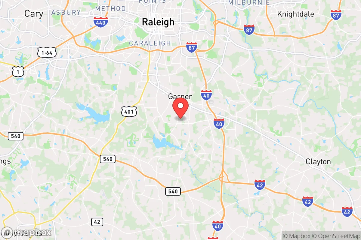 Map centered at 35.6894, -78.6135