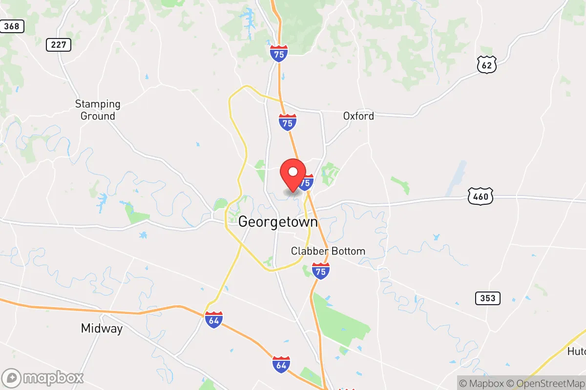Map centered at 38.2247, -84.5491
