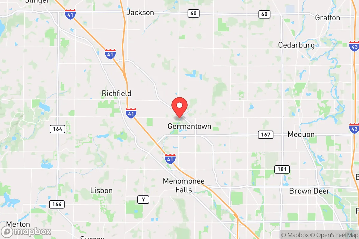 Map centered at 43.2343, -88.1217