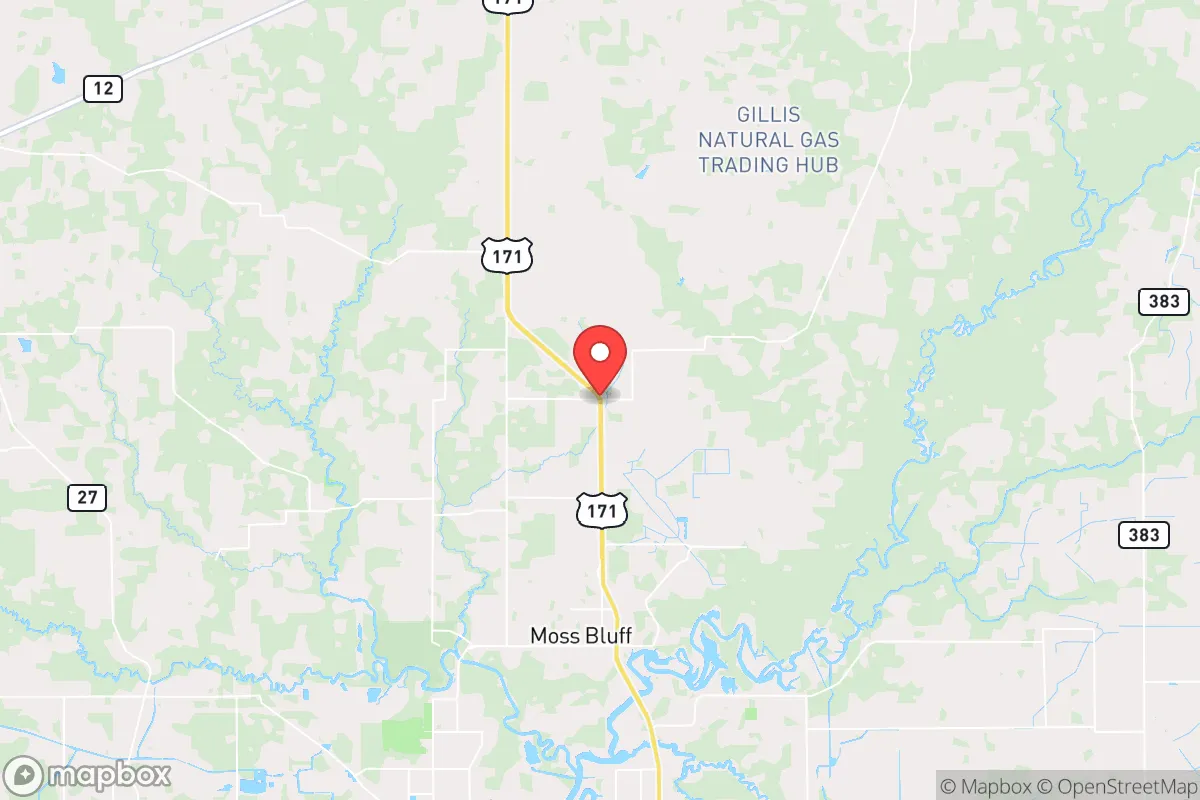 Map centered at 30.3736, -93.2008