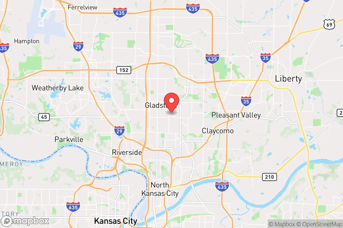 Map centered at 39.2134, -94.5593
