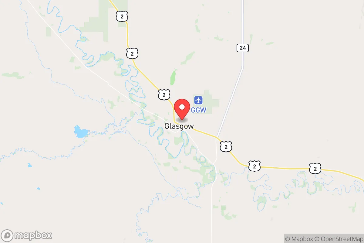 Map centered at 48.1990, -106.6321