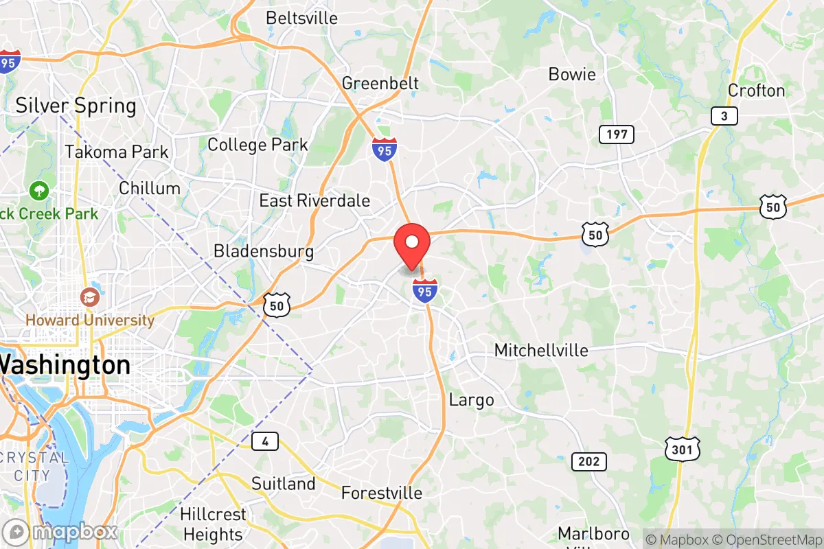 Map centered at 38.9293, -76.8577