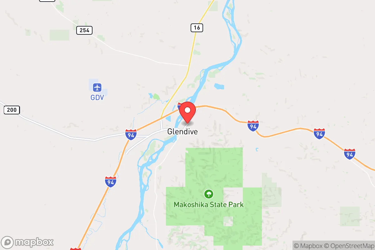 Map centered at 47.1102, -104.7069
