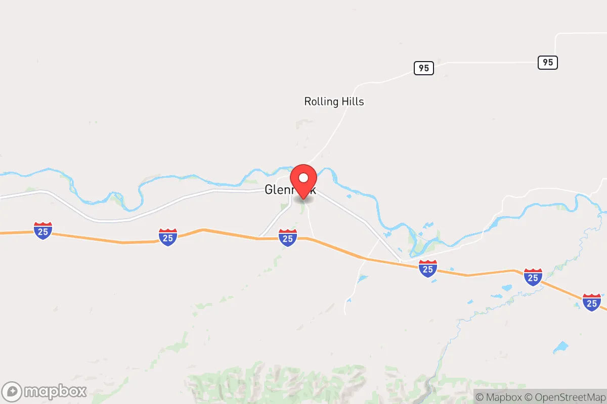 Map centered at 42.8553, -105.8631
