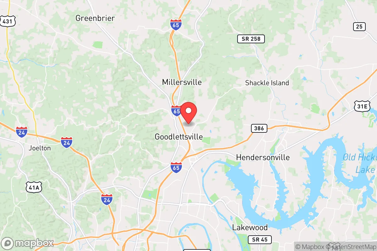 Map centered at 36.3330, -86.7026