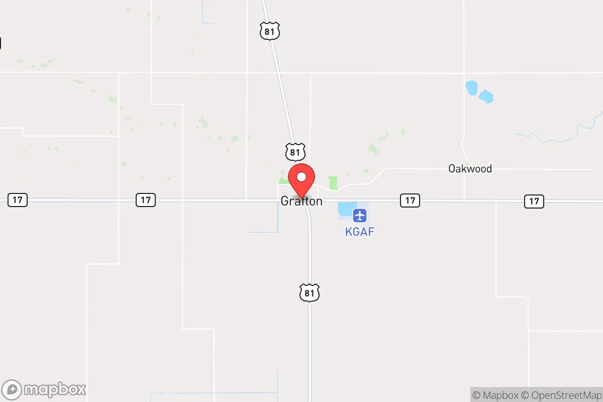 Map centered at 48.4142, -97.4055