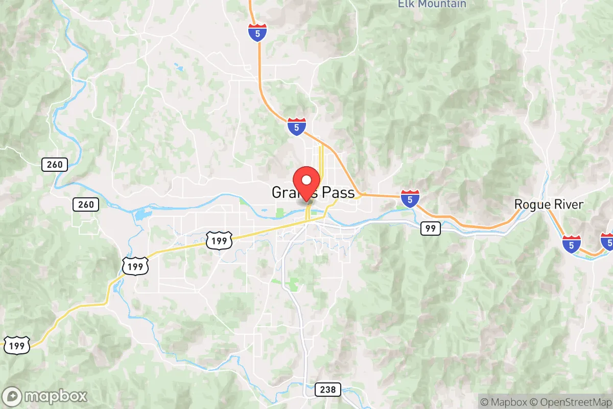 Map centered at 42.4334, -123.3316