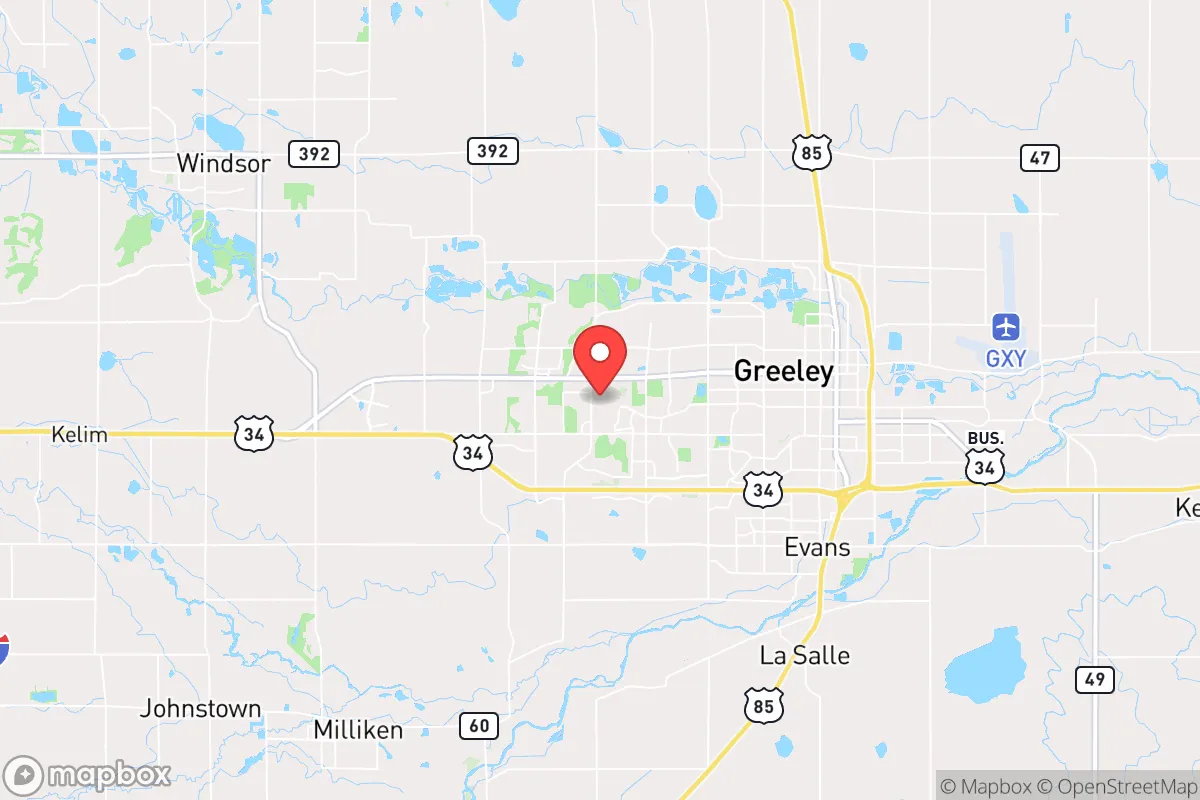 Map centered at 40.4157, -104.7722
