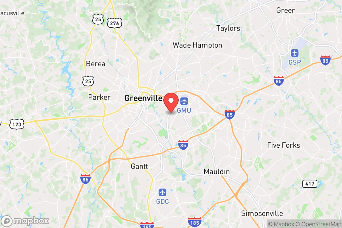 Map centered at 34.8356, -82.3651