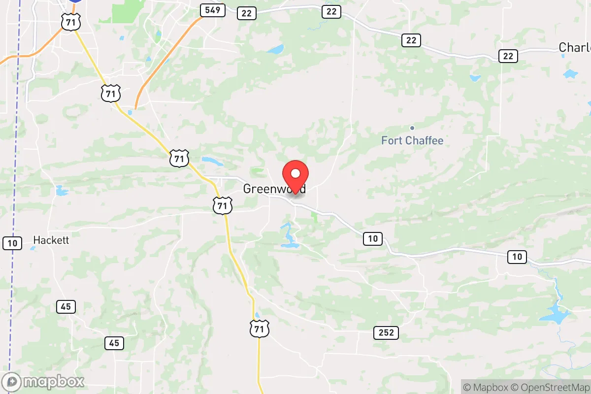 Map centered at 35.2120, -94.2414