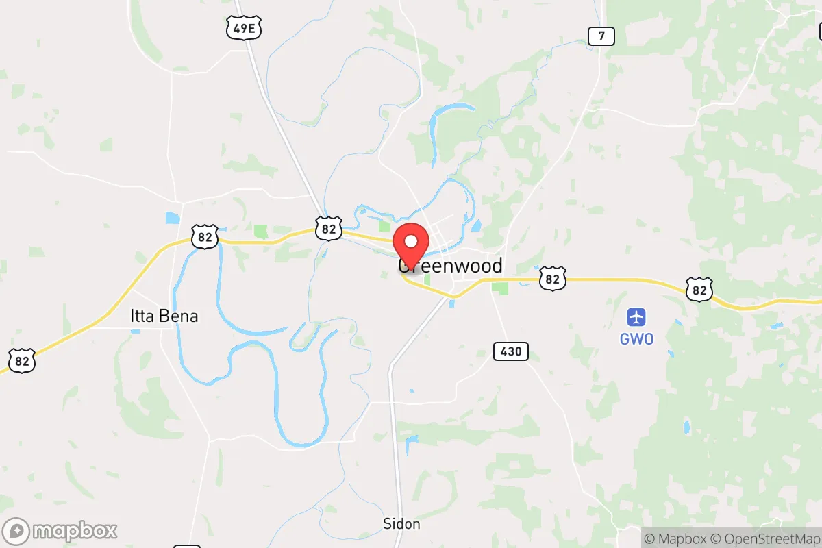 Map centered at 33.5126, -90.1993
