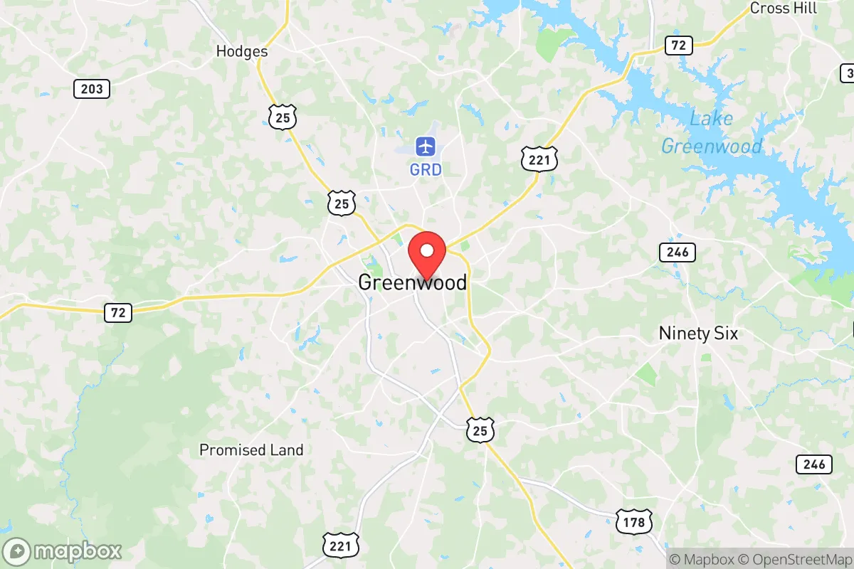 Map centered at 34.1945, -82.1549