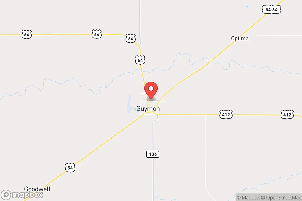 Map centered at 36.6903, -101.4774