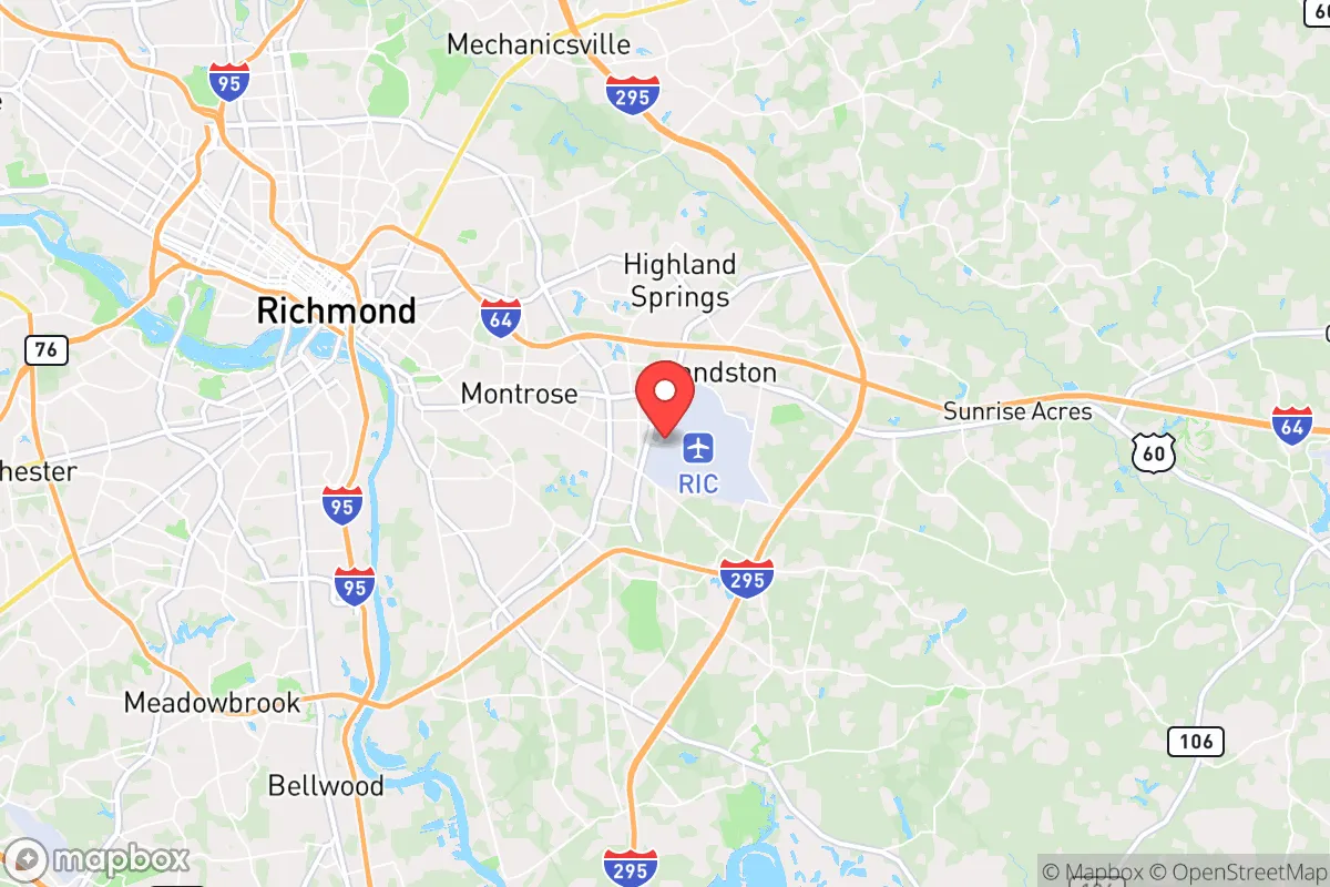 Map centered at 37.5059, -77.3324