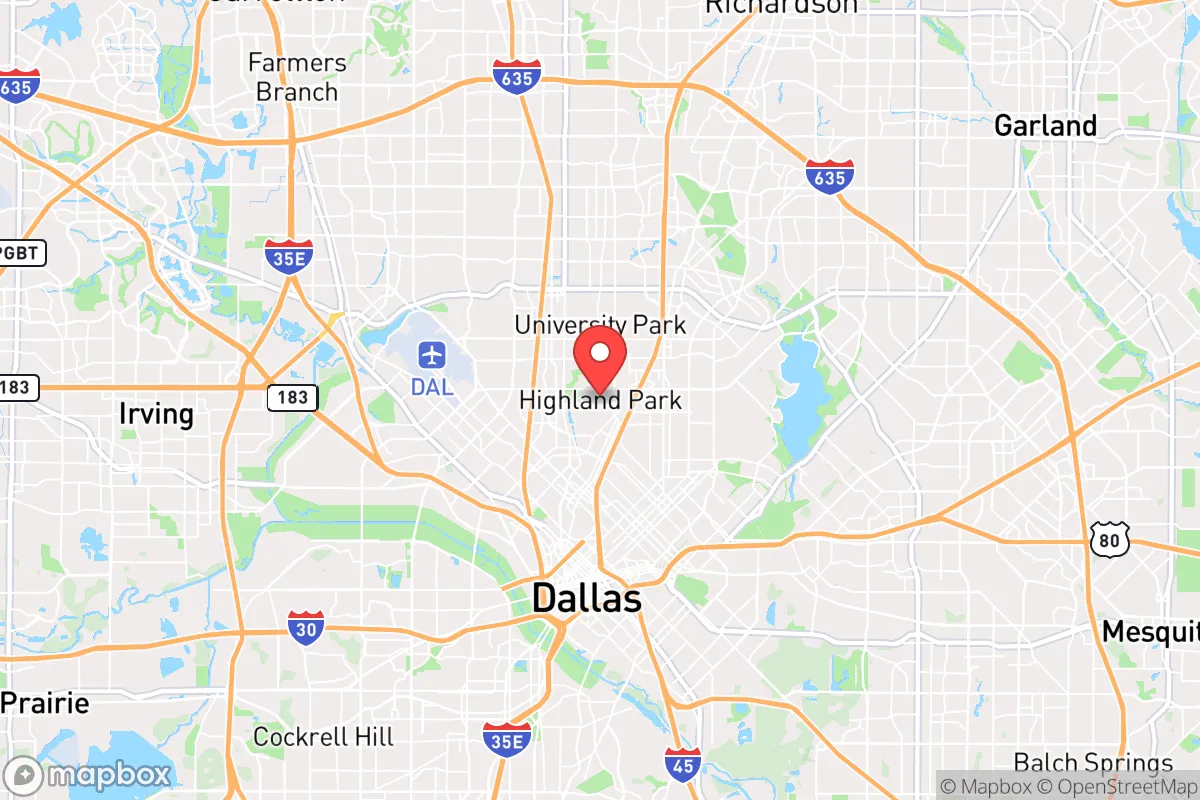 Map centered at 32.8311, -96.8012