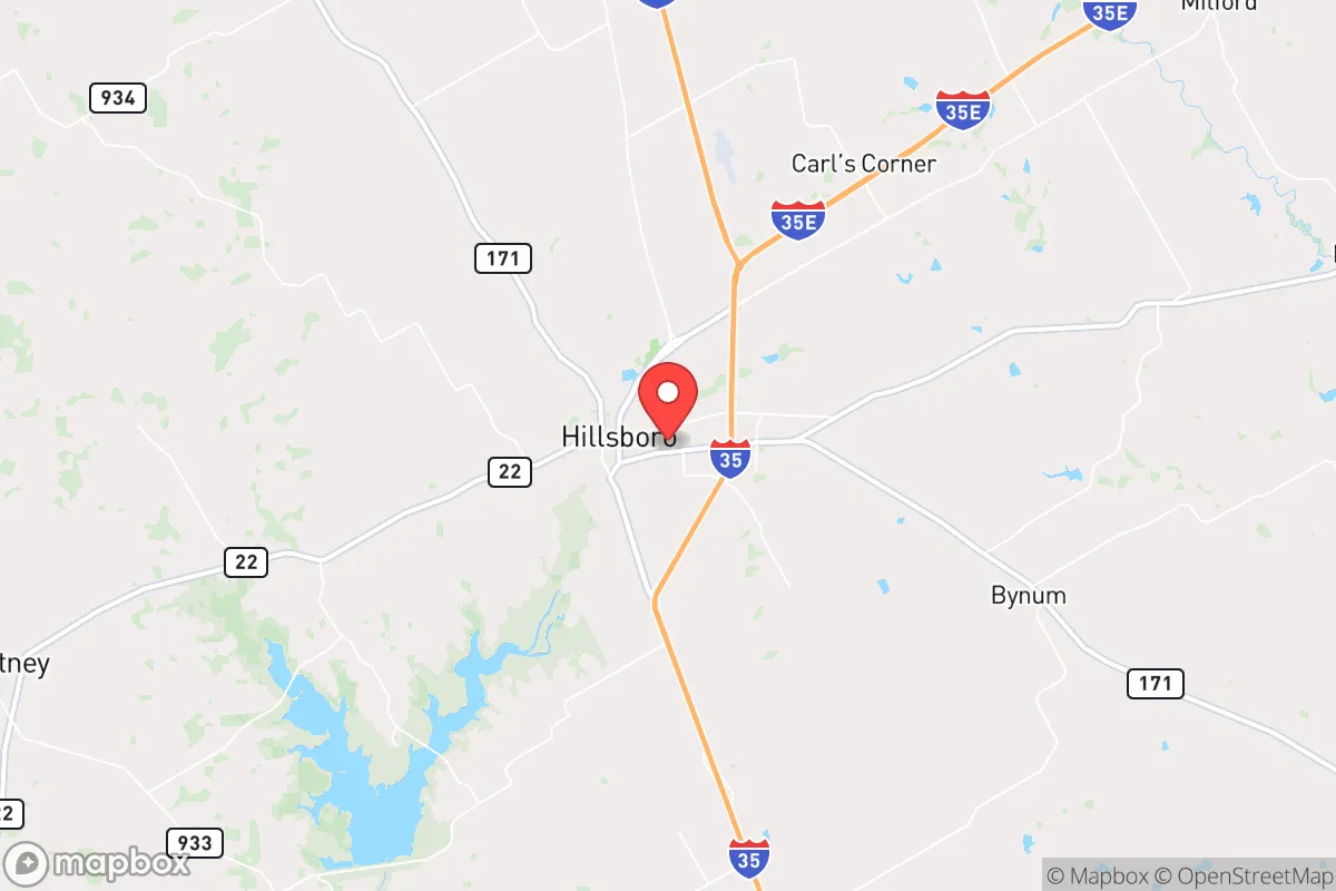 Map centered at 32.0085, -97.1152