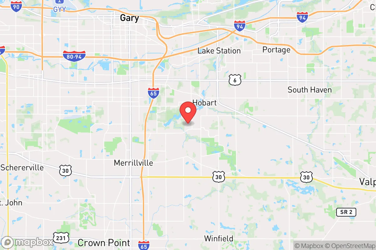 Map centered at 41.5140, -87.2729