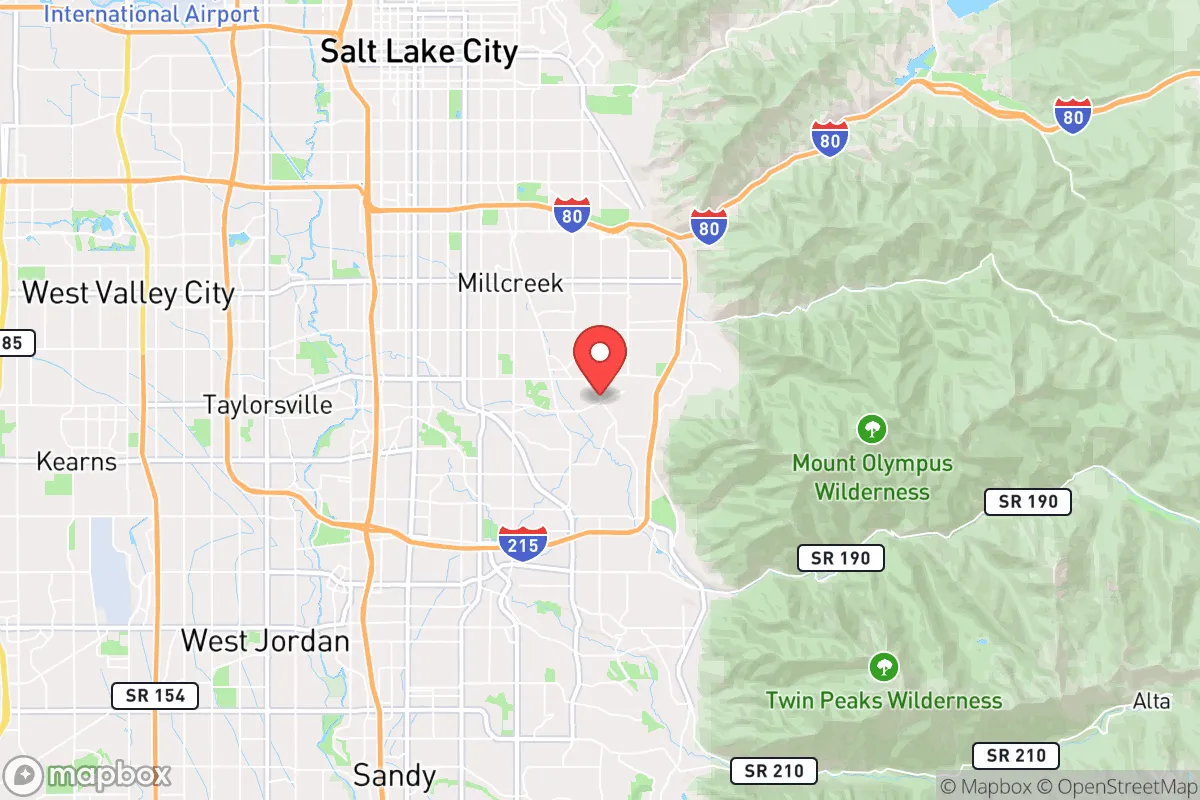 Map centered at 40.6599, -111.8227