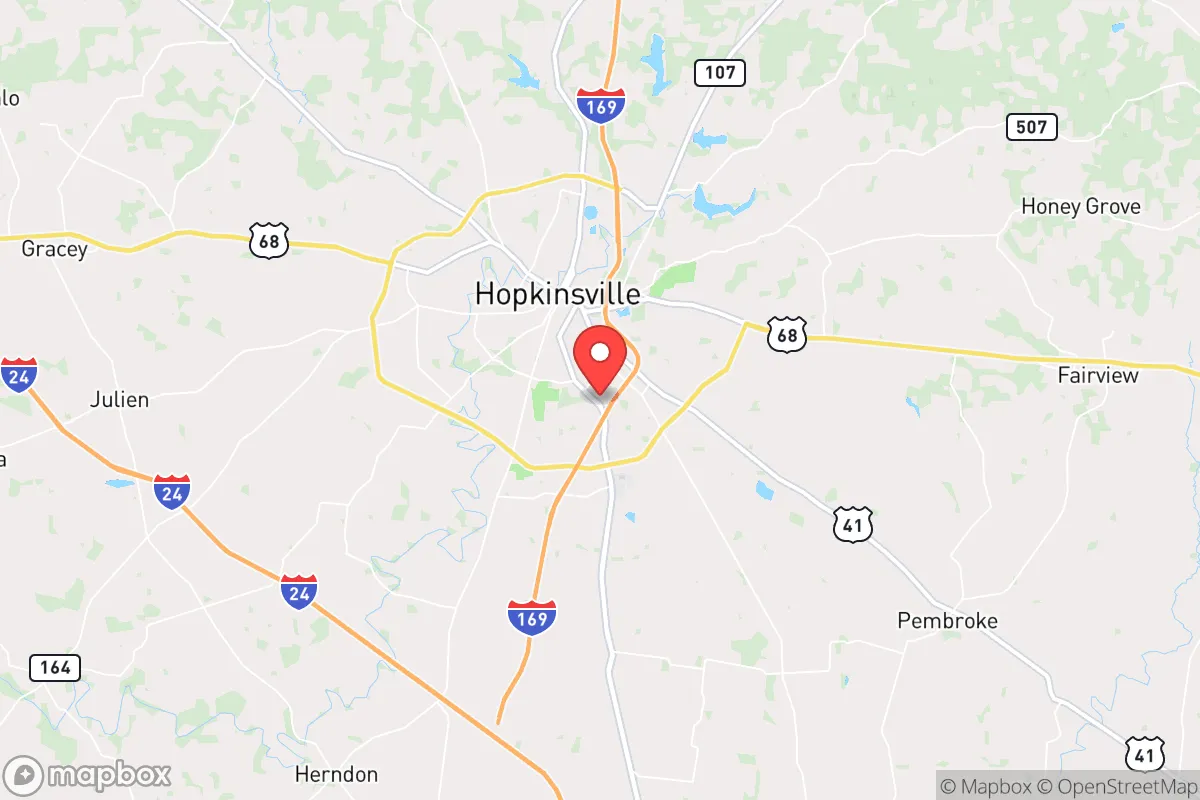 Map centered at 36.8365, -87.4748