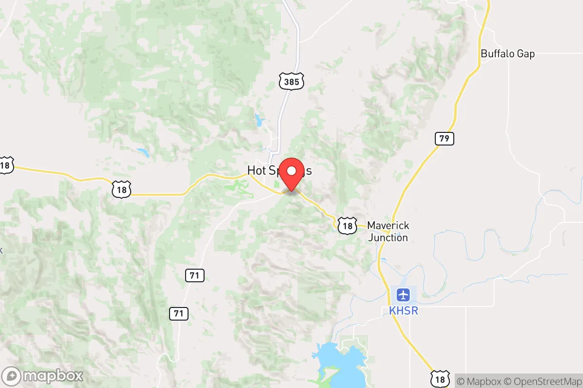 Map centered at 43.4195, -103.4658