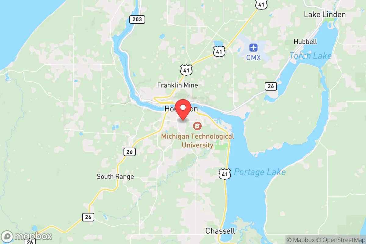 Map centered at 47.1117, -88.5669
