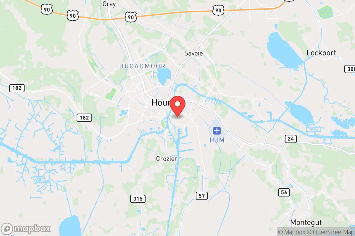 Map centered at 29.5800, -90.7059