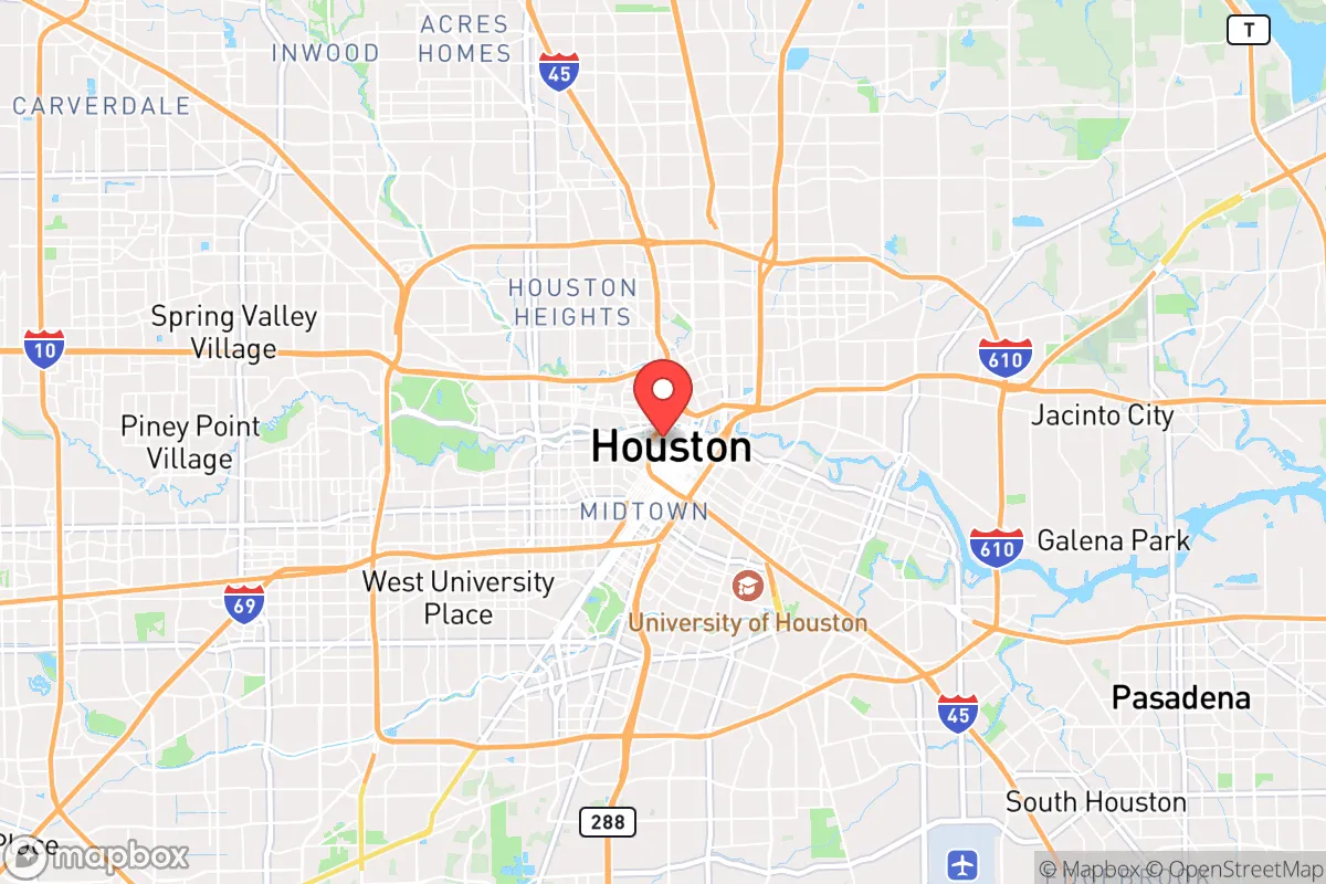 Map centered at 29.7860, -95.3887