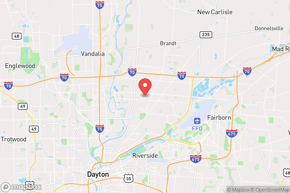 Map centered at 39.8602, -84.1129
