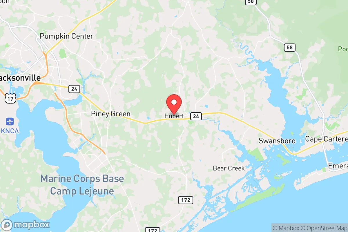 Map centered at 34.7138, -77.2452