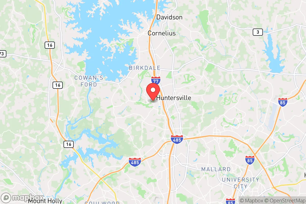 Map centered at 35.4062, -80.8705
