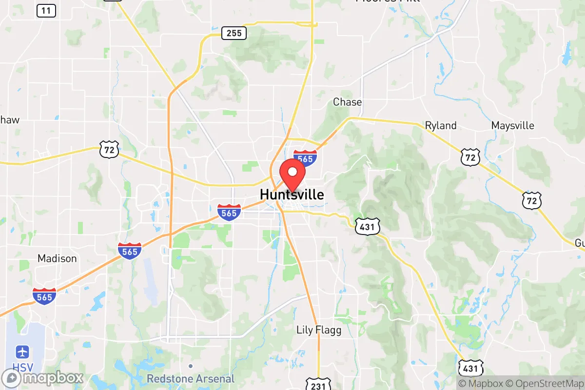 Map centered at 34.6976, -86.6460